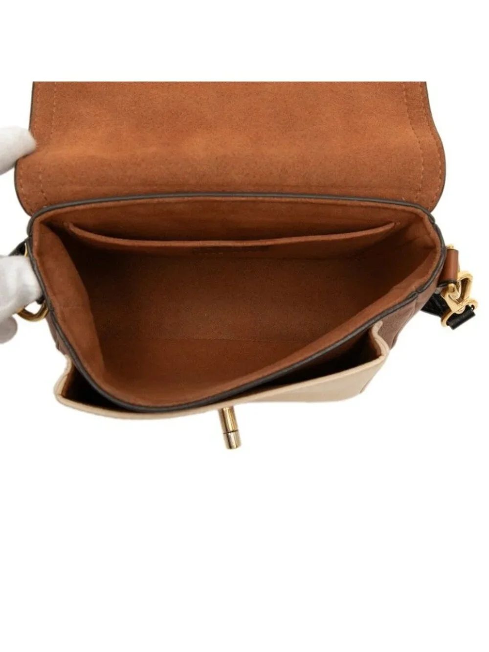 Louis Vuitton Lockme Tender Shoulder Bag Brown Calfskin